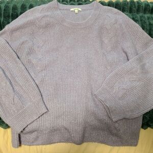 Lavender Splendid Cable Knit Sweater
